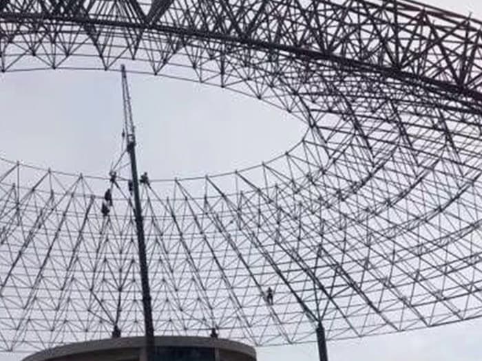 金昌篮球馆球形网架厂家价格