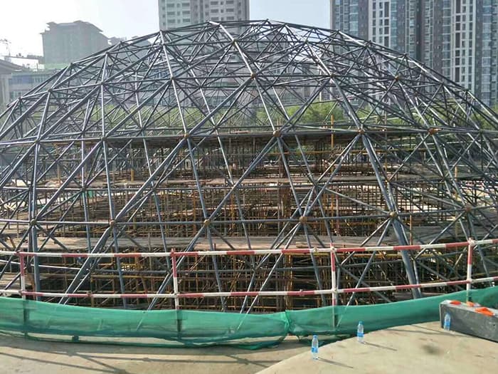 金昌球形网架钢结构施工