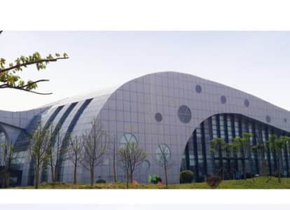 金昌会议中心外景网架工程